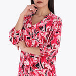 Maxi Vestido Camisero Escote V Cuello Chino Tejido Plano