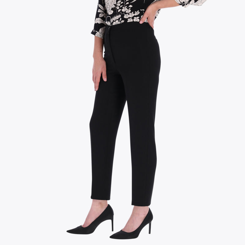 Pantalón Básico con Elástico en Cintura Tejido Plano