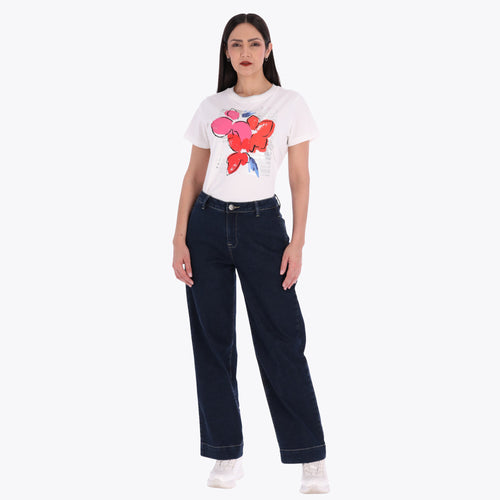 Jeans con Strech Bolsas a los Costados
