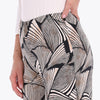 Petite Pantalón con Elástico en Cintura Tejido de Punto Estampado Tejido Plano