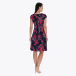 Petite Vestido con Corte y Escote Cruzado sin Mangas Tejido de Punto