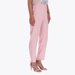 Petite Pantalón Básico con Elástico en Cintura Tejido Plano