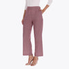Petite Pantalón con Elástico en Cintura Trasera Bolsas a los Costados Tejido Plano