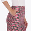 Petite Pantalón con Elástico en Cintura Trasera Bolsas a los Costados Tejido Plano