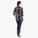 Túnica Camisera Doble Botón Tejido Plano