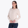 Sweater Escote Redondo con Botones Decorativos Cerrado