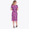 Vestido al Sesgo con Gorguera en Satín