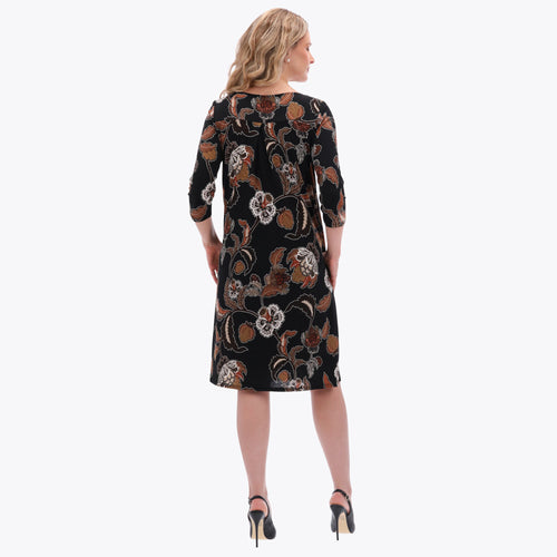 Vestido Tipo Camiseta con Bolsas a los Costados Tejido de Punto