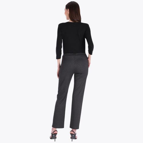 Pantalón con Elástico en Cintura Tejido Plano