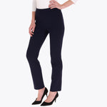 Pantalón Corte Recto en Tejido de Punto