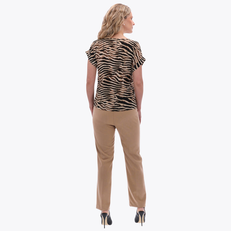 Top Kimono Escote "V" Tejido Plano