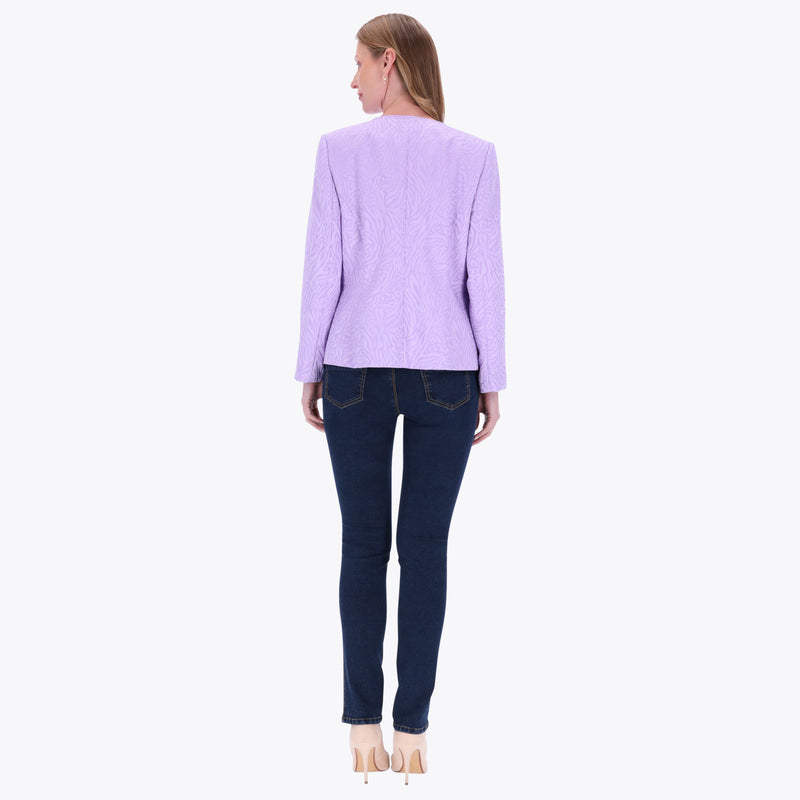 Saco Abierto en Jacquard