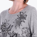 Sweter Escote Redondo con Aplicación
