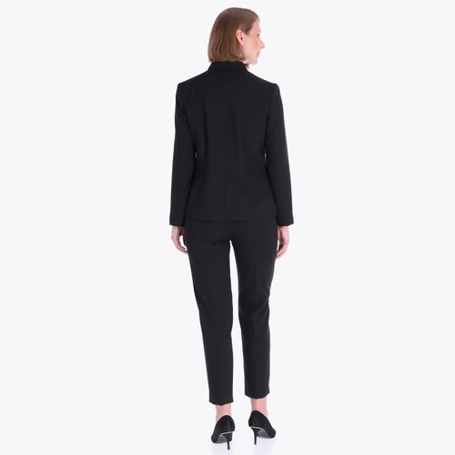 Chamarra Cuello Chino con Vivos Tejido Plano