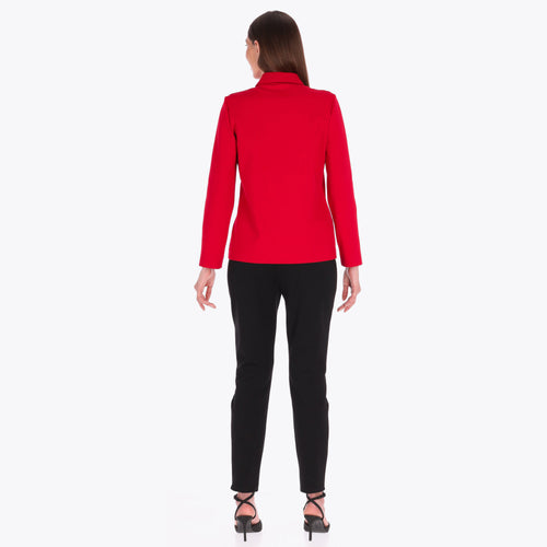 Saco Chamarra con Ojillos Tejido de Punto