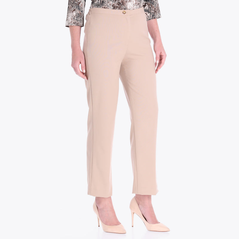 Pantalón Básico con Elástico al Costado
