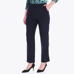 Pantalón Básico con Elastico al Costado con Bolsas Tejido Plano
