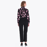 Pantalón en Tejido de Punto con Vivos