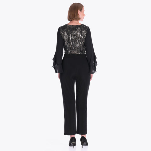 Pantalón en Tejido de Punto